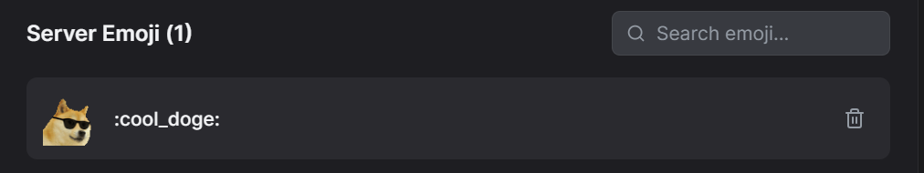 Custom server emoji upload